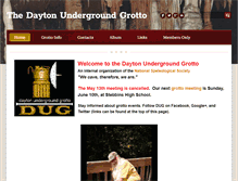 Tablet Screenshot of dugcaves.com
